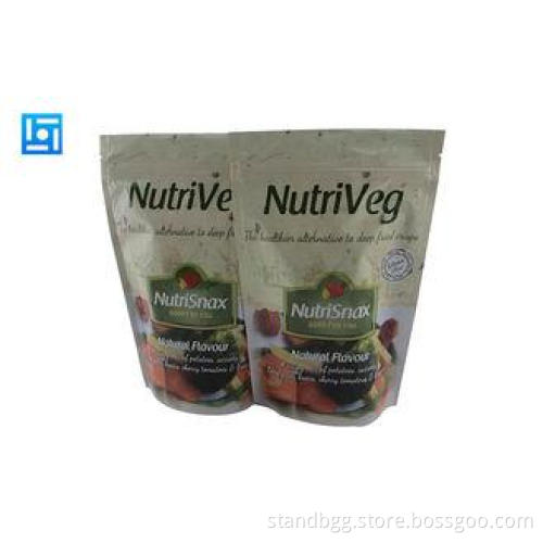 Ink Printing Plastic Sealable Stand Up Food Pouch Package W